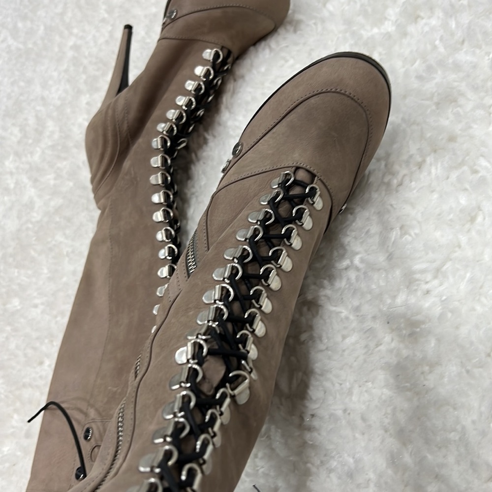 ROBERTO CAVALLI Knee High Boots Sz 39.5 - Picture 2 of 9